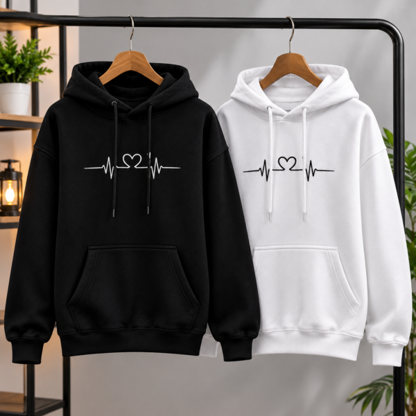 Midnight Vibe Printed Hoodie